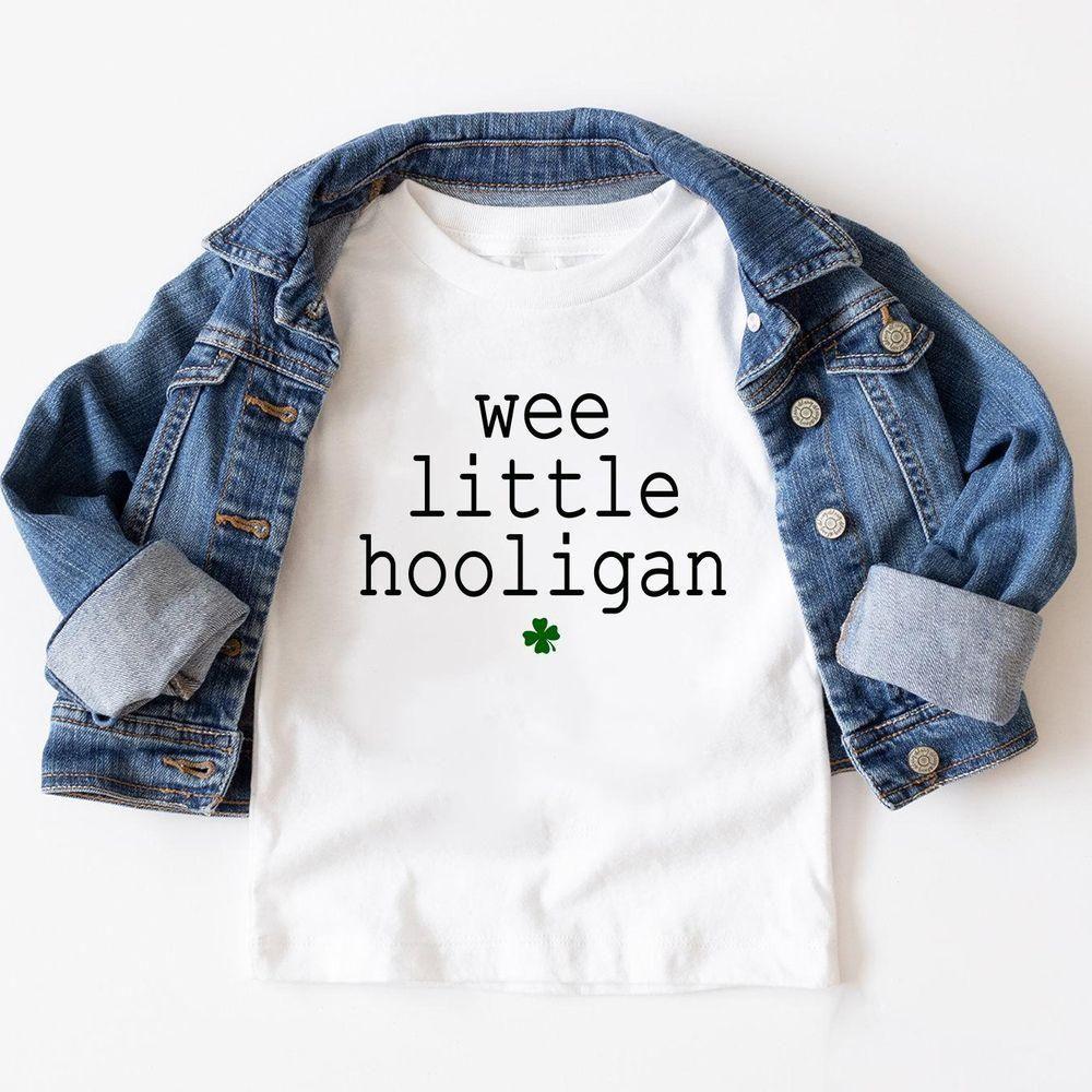 Wee Little Hooligan Toddler St Patricks Day Kids Vuitino Apparel Wee Little Hooligan Toddler St Patricks Day Kids Vuitino Apparel